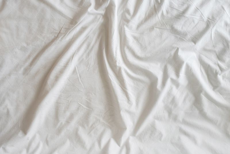 Clean bed sheets.