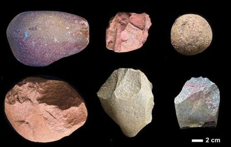 Examples of Oldowan tools